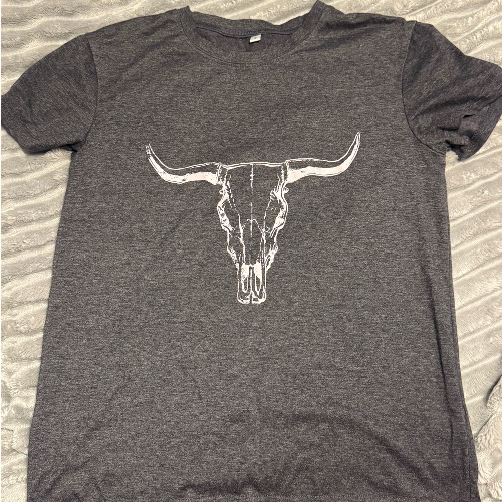 Gray Graphic T-Shirt